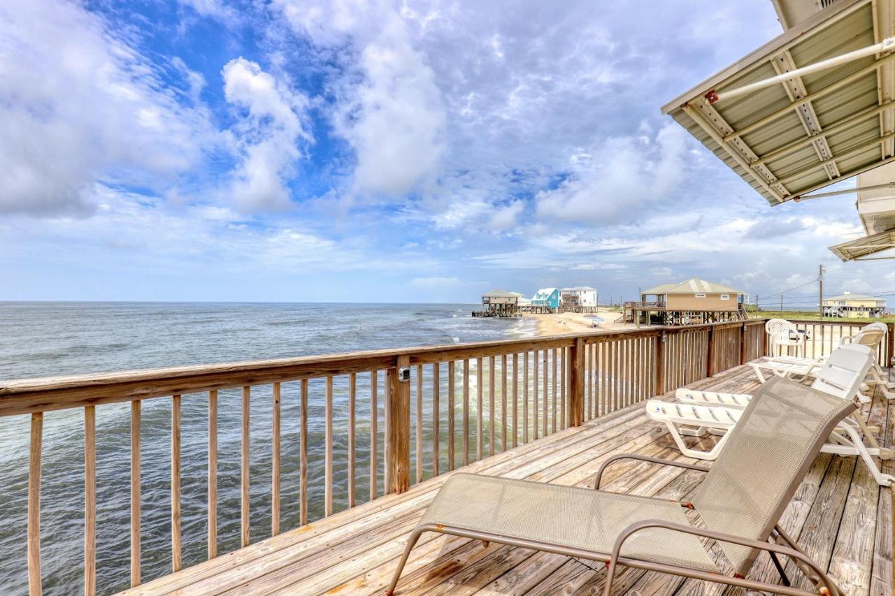 Villa Delphinus - Beachfront! And Pet Friendly! Feel The Ocean Breezed And Hear The Waves Lapping Right At Your Doorstep! Home 더핀 아일랜드 외부 사진